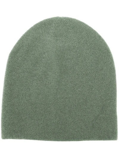 Warm-me Knitted Beanie In Green