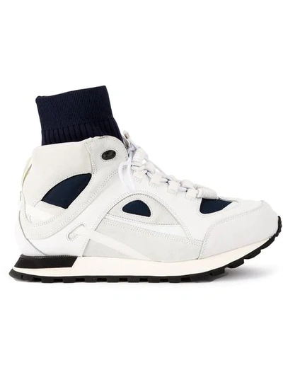 Maison Margiela Security Runner High-top Trainers In White