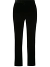 MARCHESA MARCHESA CROPPED FLARED TROUSERS - 黑色