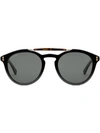 GUCCI ROUND-FRAME ACETATE SUNGLASSES