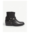 CLAUDIE PIERLOT LEATHER BIKER BOOT