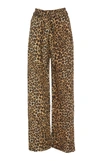 NANUSHKA LUMA PRINTED STRAIGHT-LEG PANTS,LUMAOCELOT60 SPLEAT