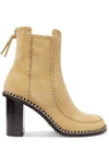 JW ANDERSON SCARE CROW SUEDE ANKLE BOOTS