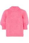 GANNI MOHAIR AND WOOL-BLEND SWEATER