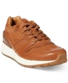 Polo Ralph Lauren Men's Train 100 Sneakers Men's Shoes In Polo Tan