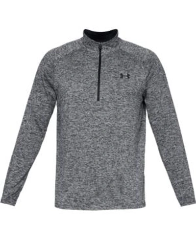 Under Armour Men's Ua Tech Half-zip Pullover In Black