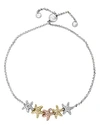 BLOOMINGDALE'S DIAMOND STARFISH BOLO BRACELET IN 14K ROSE, YELLOW & WHITE GOLD, 0.25 CT. T.W. - 100% EXCLUSIVE,TBZW541DD2
