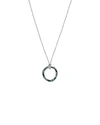 ADORE MULTICOLOR CRYSTAL CIRCLE PENDANT NECKLACE, 16,5448627