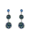 ADORE PAVE CRYSTAL DOUBLE DROP EARRINGS,5448552