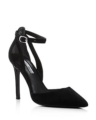 Charles David Women's Cordelia Pointed Toe Suede High-heel Pumps In Black