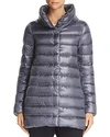Herno Stand Collar Down Coat In Astro
