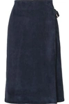 ADAM LIPPES SUEDE WRAP SKIRT