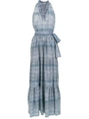 AMIR SLAMA LONG DENIM DRESS