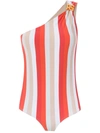 AMIR SLAMA ONE SHOULDER SWIMSUIT