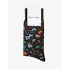 PAUL SMITH CONTRASTING FLORAL COTTON-BLEND SOCKS