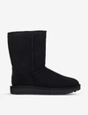 Ugg Logo Patch Mid-tube Boots In Black