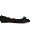 FERRAGAMO VARINA PATENT-LEATHER BALLET FLATS,700-10004-9328500302