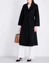 Max Mara Labbro Relaxed-fit Cashmere Coat In Black