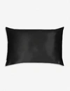 SLIP SLIP BLACK QUEEN SILK PILLOWCASE 51X76CM,10604174