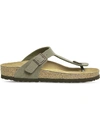 BIRKENSTOCK FAUX-LEATHER THONG SANDALS,843-10036-6011185358