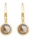 ASTLEY CLARKE WOMENS YELLOW GOLD STILLA 18CT GOLD-PLATED LABRADORITE EARRINGS,996-10080-38031YGYEOS