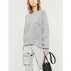 HELMUT LANG DISTRESSED KNITTED JUMPER
