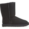 Ugg Mens Black Short Boots 6 In Black