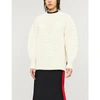 ALEXANDER MCQUEEN ARAN-KNIT WOOL JUMPER