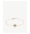 ANNOUSHKA 18CT YELLOW GOLD AND DIAMOND INITIAL N BRACELET,10754674