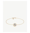 ANNOUSHKA 18CT YELLOW GOLD AND DIAMOND INITIAL S BRACELET,10754691