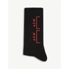 A-COLD-WALL* RIBBED COTTON ANKLE SOCKS