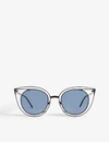 THIERRY LASRY 08O000160 MORPHOLOGY CAT-EYE SUNGLASSES,779-10017-410000298299