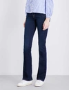 7 FOR ALL MANKIND 7 FOR ALL MANKIND WOMEN'S BAIR RINSED INDIGO BLUE BOOTCUT MID-RISE JEANS, SIZE: 30,150-2001497-SWB887XHA