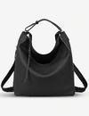 Allsaints Womens Black Kita Small Leather Backpack 1 Size