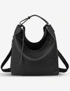 Allsaints Small Kita Convertible Leather Backpack In Khaki Green | ModeSens
