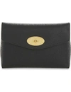 Mulberry Darley Small Grained Leather Cosmetic Pouch In Black