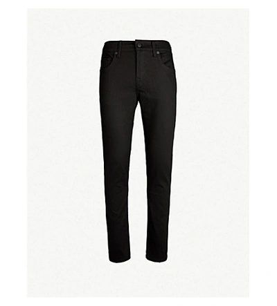 True Religion Rocco Relaxed-fit Skinny Jeans In Black