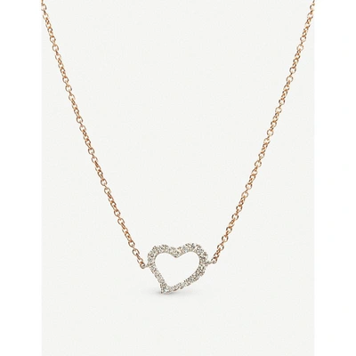 Annoushka Heart Love Diamonds 18ct Bi-gold And Diamond Necklace