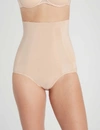 SPANX SPANX WOMEN'S SOFT NUDE LADIES SOFT NUDE BEIGE SUPER DUPER HIGH-WAISTED BRIEFS, SIZE:,53072139