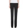 Theory Max Straight-leg Stretch-wool Trousers In Nero