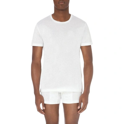La Perla Cotton-jersey T-shirt In White