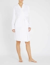 Skin Organic-cotton-towelling Dressing Gown In White