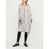 LOEWE CONTRAST CHECKED OVERSIZED COTTON SHIRT
