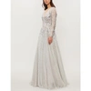 JENNY PACKHAM BLANCHE EMBELLISHED POINT D’ESPRIT TULLE GOWN