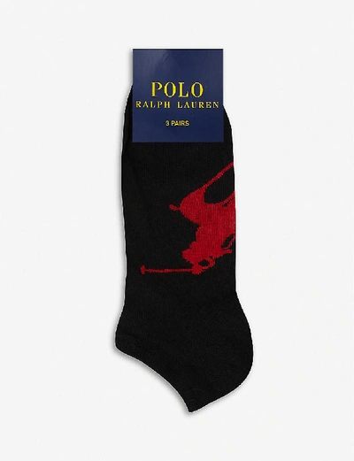 Polo Ralph Lauren Pack Of Three Big Pony Sports Socks