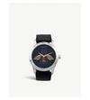 GUCCI YA1264067 G-TIMELESS GOLD PVD AND LEATHER WATCH