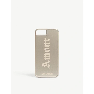 Zadig & Voltaire Amour Iphone Case In Or