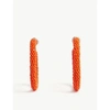 SACHIN & BABI BEADED HOOP EARRINGS