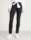 Ag The Legging High-rise Skinny Jeans In Super Black