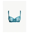 SIMONE PERELE Wish stretch-tulle and lace underwired half-cup bra